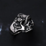 2022 New Stainless Steel Silver Skull Rings - Animals Aso