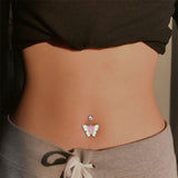 2023 New Cute Butterfly Belly Piercing - Animals Aso