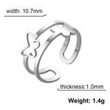 2023 New Fashion Butterfly Adjustable Rings - Animals Aso