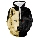 New Fashion Wolf Hoodies