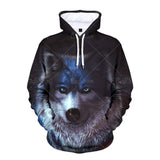 New Fashion Wolf Hoodies - Animals Aso