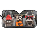 New Stunning Car Sunshade Raccoon - Animals Aso