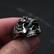 2022 New Stainless Steel Silver Skull Rings - Animals Aso