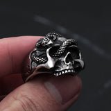 New Stainless Steel Silver Skull Rings