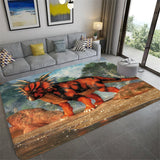 Amazing Dinosaur Art Rug