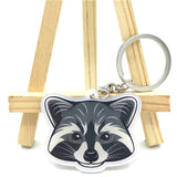 New Cute Raccoon key chain - Animals Aso