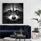 New Cute Raccoon Art Picture Decoration - Animals Aso