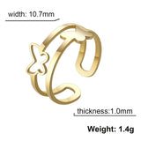 2023 New Fashion Butterfly Adjustable Rings - Animals Aso