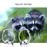 2022 New Amazing Raccoon Earring - Animals Aso