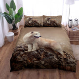 2023 New Amazing Wolf Duvet Cover - Animals Aso