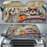 New Stunning Car Sunshade Raccoon - Animals Aso