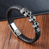 New Stainless Steel Skull Bracelets-Animals Aso