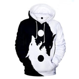 New Fashion Wolf 3D Print Hoodie