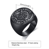 2023 New Amazing Wolf Stamp Rings - Animals Aso