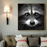 New Cute Raccoon Art Picture Decoration - Animals Aso