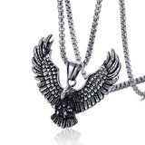 New Fashion eagle stainless steel necklace - Animals Aso