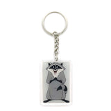 New Cute Raccoon key chain - Animals Aso