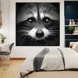 New Cute Raccoon Art Picture Decoration - Animals Aso