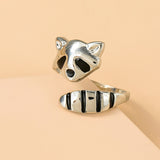 New Sexy Cute Animals Raccoon Rings