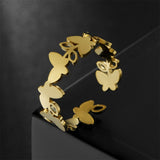 2023 New Fashion Butterfly Adjustable Rings - Animals Aso