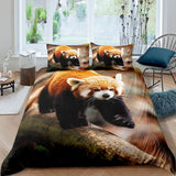 New Cute Raccoon Duvet Cover