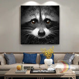 New Cute Raccoon Art Picture Decoration - Animals Aso