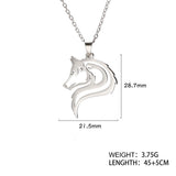 2023 New Amazing Wolf Pendant Necklaces - Animals Aso