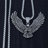 New Fashion eagle stainless steel necklace - Animals Aso