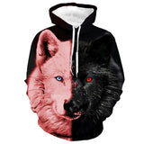 New Fashion Wolf Hoodies - Animals Aso