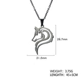 2023 New Amazing Wolf Pendant Necklaces - Animals Aso