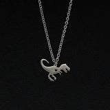 New Dinosaur Stainless Steel Necklace - Animals Aso