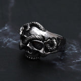 2022 New Stainless Steel Silver Skull Rings - Animals Aso