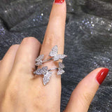 New Luxury Butterfly Rings - Animals Aso