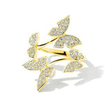 New Luxury Butterfly Rings