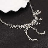 Cute Skeleton Dinosaur Necklace - Animals Aso