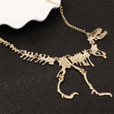 Cute Skeleton Dinosaur Necklace - Animals Aso