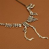 Cute Skeleton Dinosaur Necklace