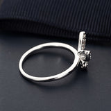 New Design Luxury Shiny Butterfly Wedding Ring - Animals Aso