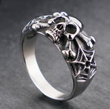 New Amazing Gothic Steel Skull Rings