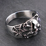 2022 Amazing Gothic Steel Skull Rings - Animals Aso