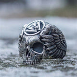 New Vintage Black Skull Ring