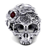 New Vintage Black Skull Ring