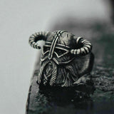 New Vintage Black Skull Ring