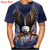 Amazing Eagle 3D Print T Shirt