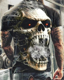 Amazing Fashion Summer Skull 3D T-Shirt