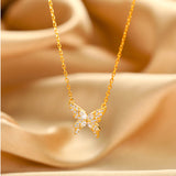 New Cute Butterfly Necklace