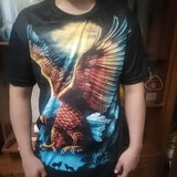 Amazing Eagle 3D Print T Shirt