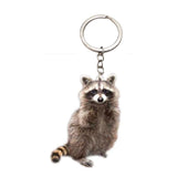 Cute Raccoon keychain