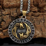 New Cute Wolf Vikings Necklace - Animals Aso