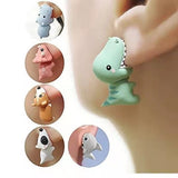 Cute Animal Bite Dinosaur Earring